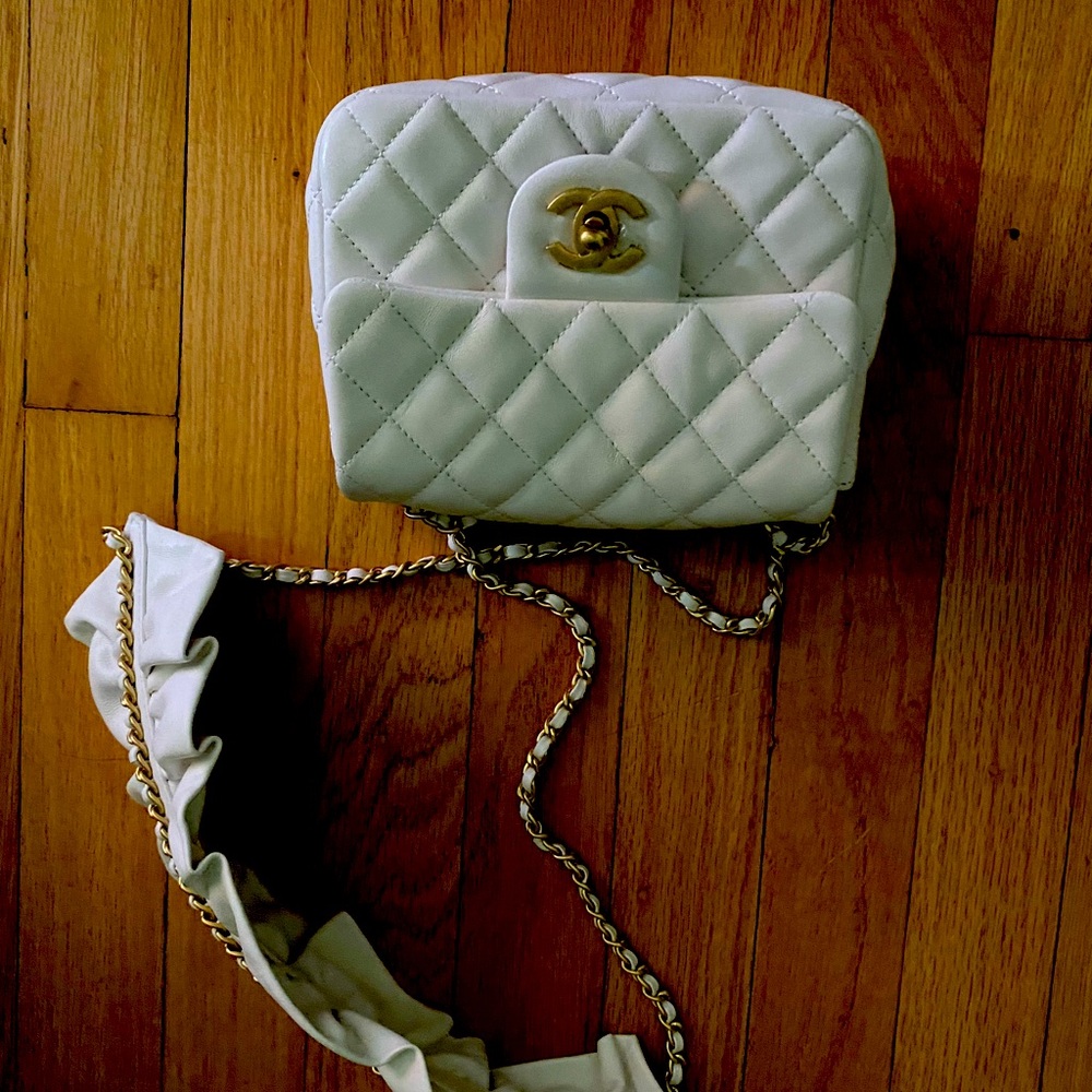 Chanel lambskin mini flap